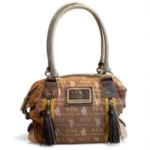 Polo Ralph Lauren slouchy Boston Bag Preppy #2163